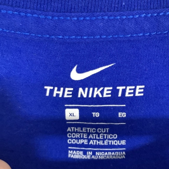 Nike NEW York City Royal Blue Screen Print Short Sleeve Tee size XL - Picture 5 of 11